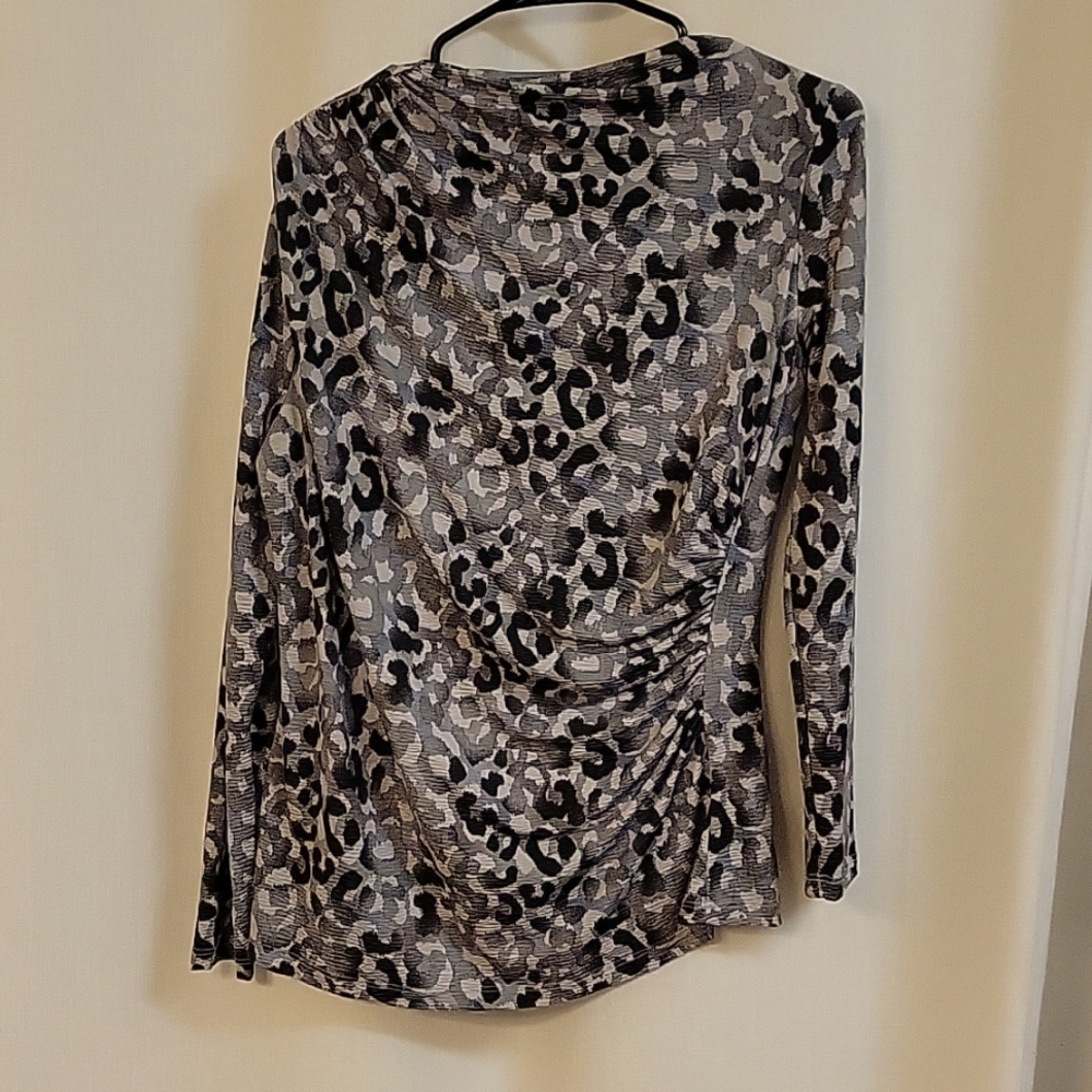 Clara SunWoo Animal Print Blouse